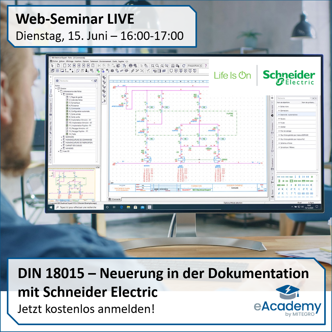 Web-Seminar: Schneider Electric am 15. Juni 2021